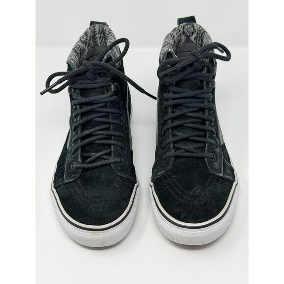 Vans Sk8-Hi MTE Scotchguard Black Suede Aztec Men's 4.5 Women's 6 - Picture 1 of 7